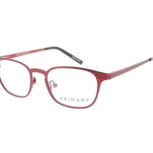 PRIMARY PK130-RED-43 Eyeglasses Eye Glasses Red Red Authentic New